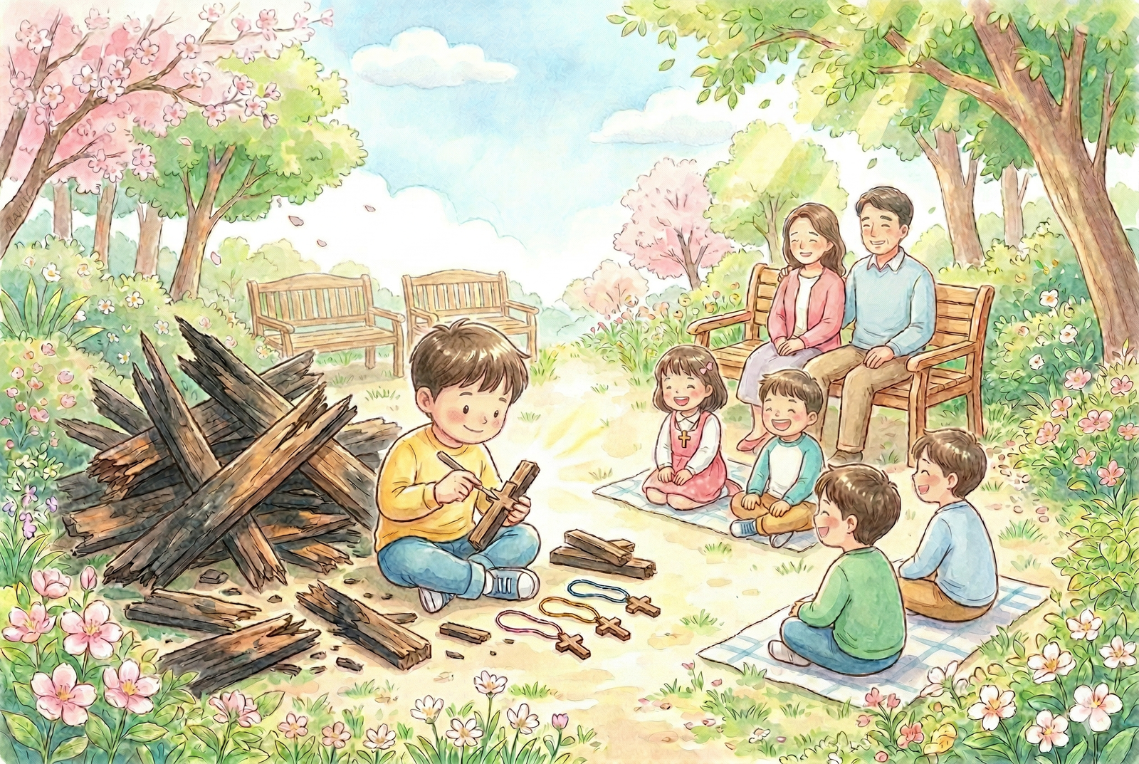 부서진 벤치의 부활